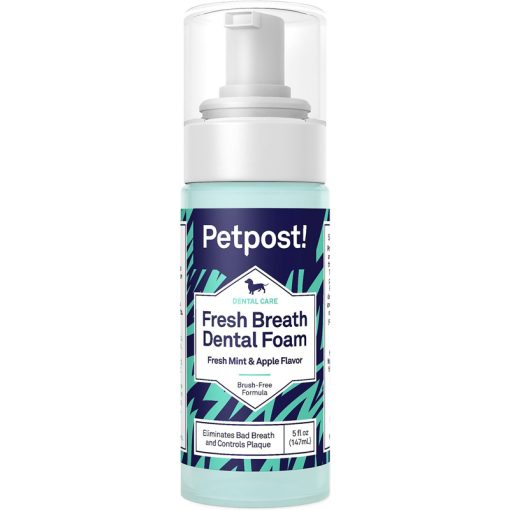 Xịt trị hôi miệng cho chó Petpost Fresh Breath Dental Dog Foam, Mint & Apple