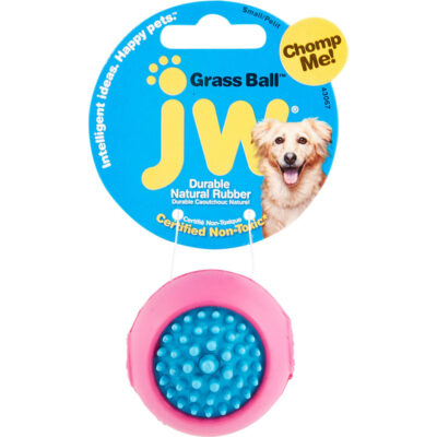 Bóng đồ chơi cho chó JW Pet Grass Ball Dog Toy, Color Varies 12 Bóng đồ chơi cho chó JW Pet Grass Ball Dog Toy, Color Varies