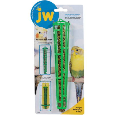 Giỏ nhựa thức ăn cho chim JW Pet InSight Millet Spray Holder Bird Feeder, Regular 7 Giỏ nhựa thức ăn cho chim JW Pet InSight Millet Spray Holder Bird Feeder, Regular