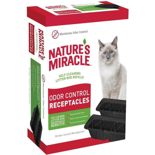 Khay đựng chất thải vệ sinh cho mèo Nature's Miracle Odor Control Waste Receptacles