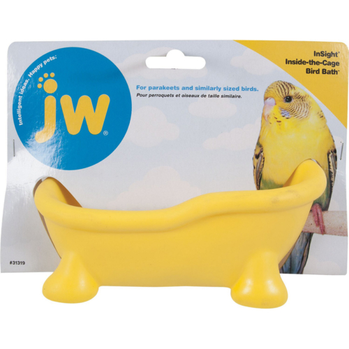 Khay nhựa bồn tắm cho chim JW Pet InSight Inside the Cage Bird Bath, Regular