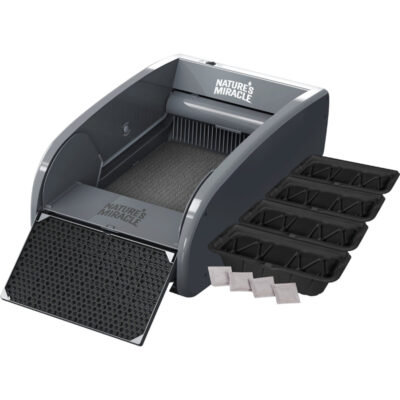 Khay vệ sinh cho mèo tự động làm sạch Nature's Miracle Single-Cat Self-Cleaning Litter Box