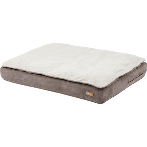 Nệm cho chó lớn K&H Pet Products Feather-Top Orthopedic Pillow Dog Bed, Charcoal