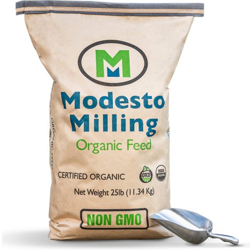 Thức ăn cho chim và gà Modesto Milling Organic Chick Starter & Grower Crumbles Chicken Feed