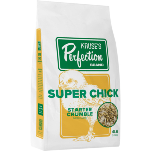Thức ăn cho gà Kruse's Perfection Brand Super Chick Starter Crumble Medicated Chicken Feed