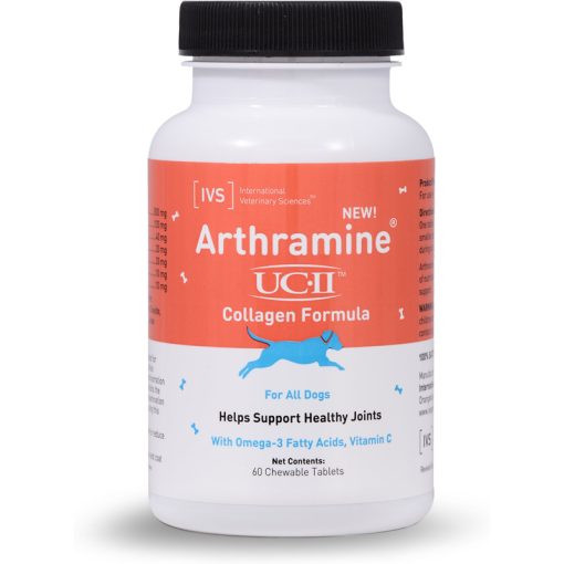 Thuốc dinh dưỡng cho chó hỗ trợ chức năng xương khớp International Veterinary Sciences Arthramine UC II Collagen Formula Dog Supplement