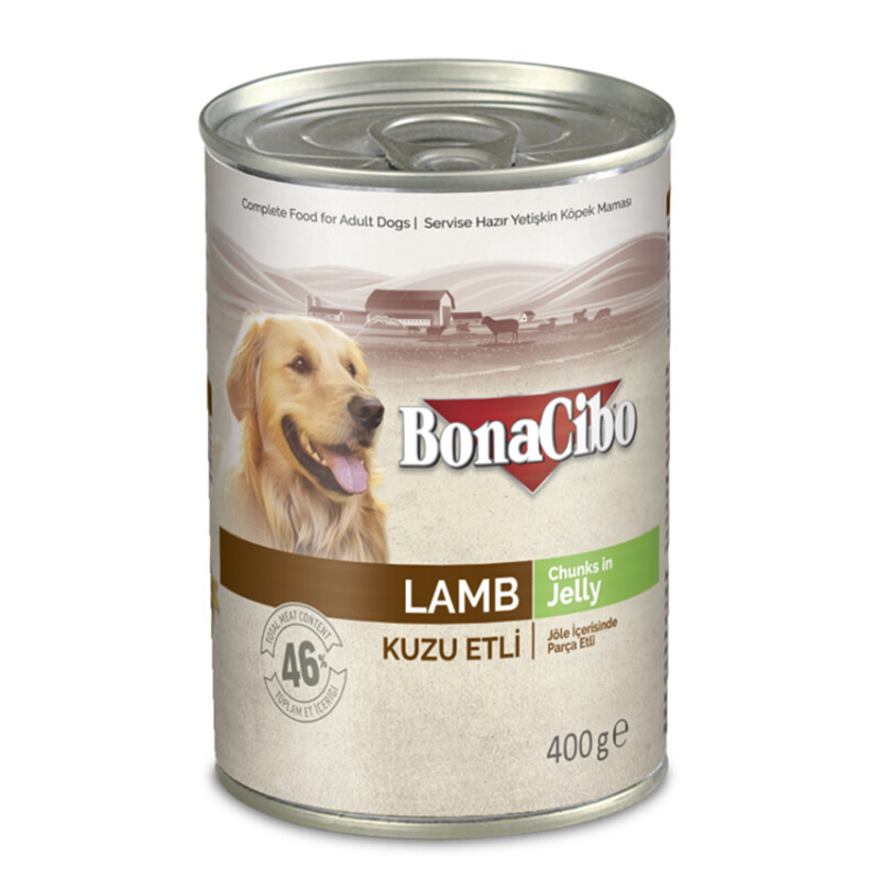 Pate cho chó trưởng thành Bonacibo Canned Wet Adult Lamb
