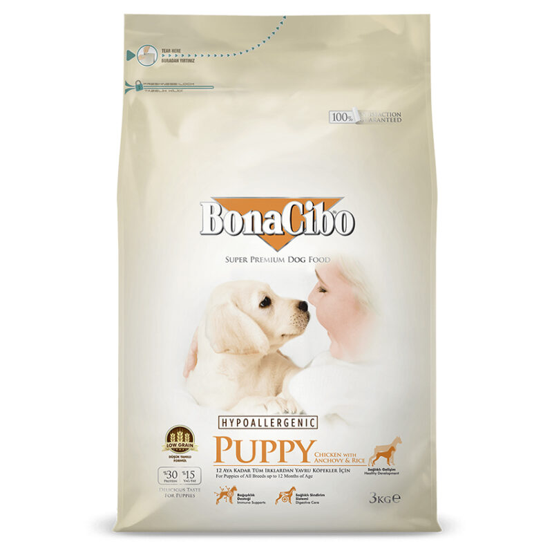 Thức ăn cho chó con Bonacibo Puppy with Chicken