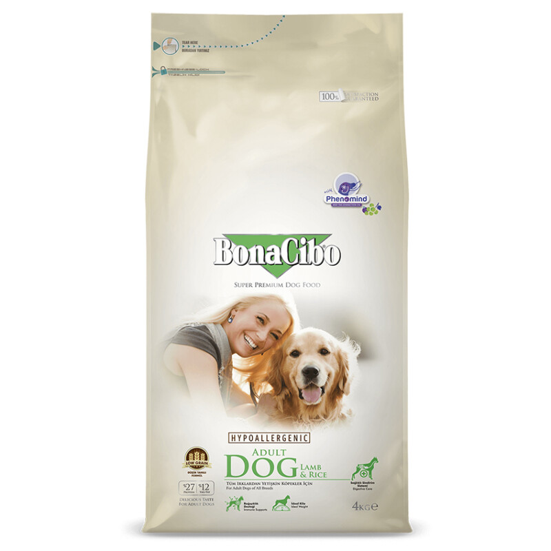 Thức ăn cho chó trưởng thành Bonacibo Adult Dog Lamb & Rice