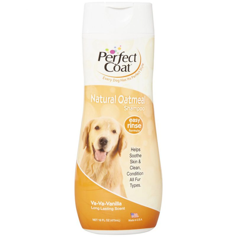 Sữa tắm cho chó Perfect Coat Natural Oatmeal French Vanilla